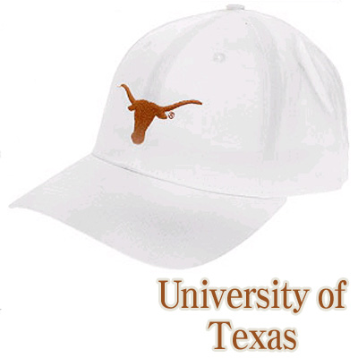 미국 텍사스 대학 레플리카캡-화이트[TEXAS] 명문주립 대학교 정품 기념품