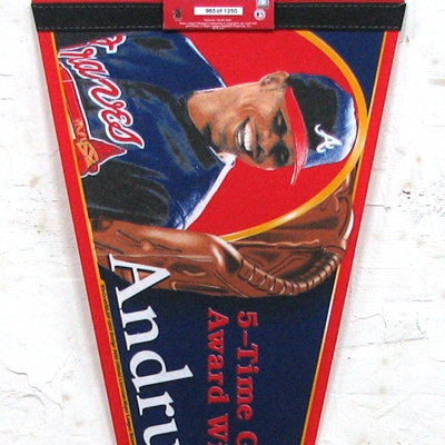 앤드류 존스 MLB 페넌트[아틀란타 브레이브스] 정품 기념품