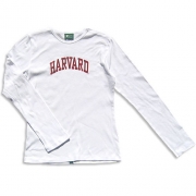 미국 하버드 대학 클래식 롱슬리브 티셔츠-여성-화이트[HARVARD] 아이비리그 대학교 정품