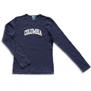미국 컬럼비아 대학 클래식 롱슬리브 티셔츠-여성-네이비[COLUMBIA] 아이비리그 대학교 정품