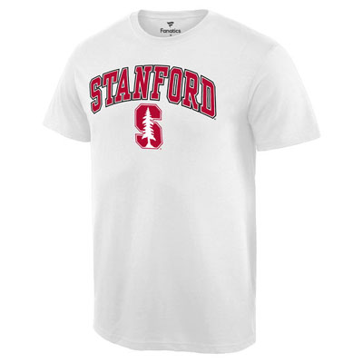 미국 스탠포드 대학 로고 티셔츠-화이트[STANFORD] 명문사립 대학교 정품