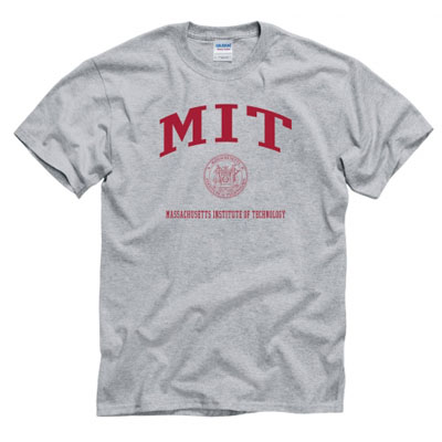 미국 매사추세츠 공과대학 엠블렘 티셔츠-그레이[MIT] 명문사립 대학교 정품